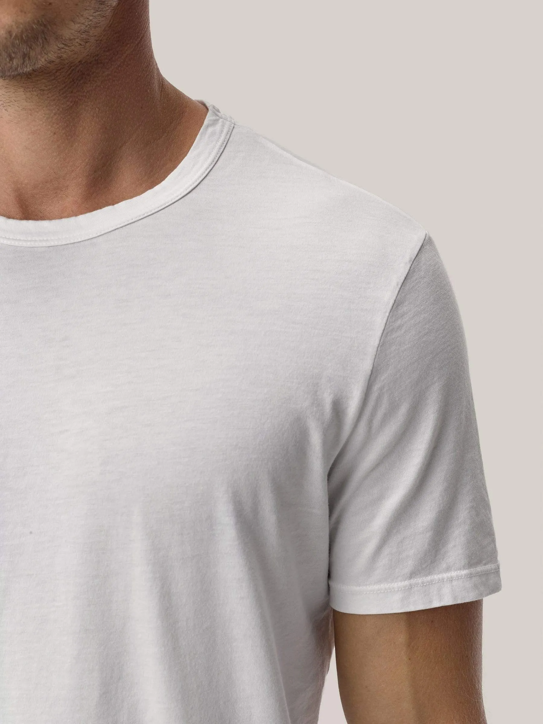 White Pima Classic Tee