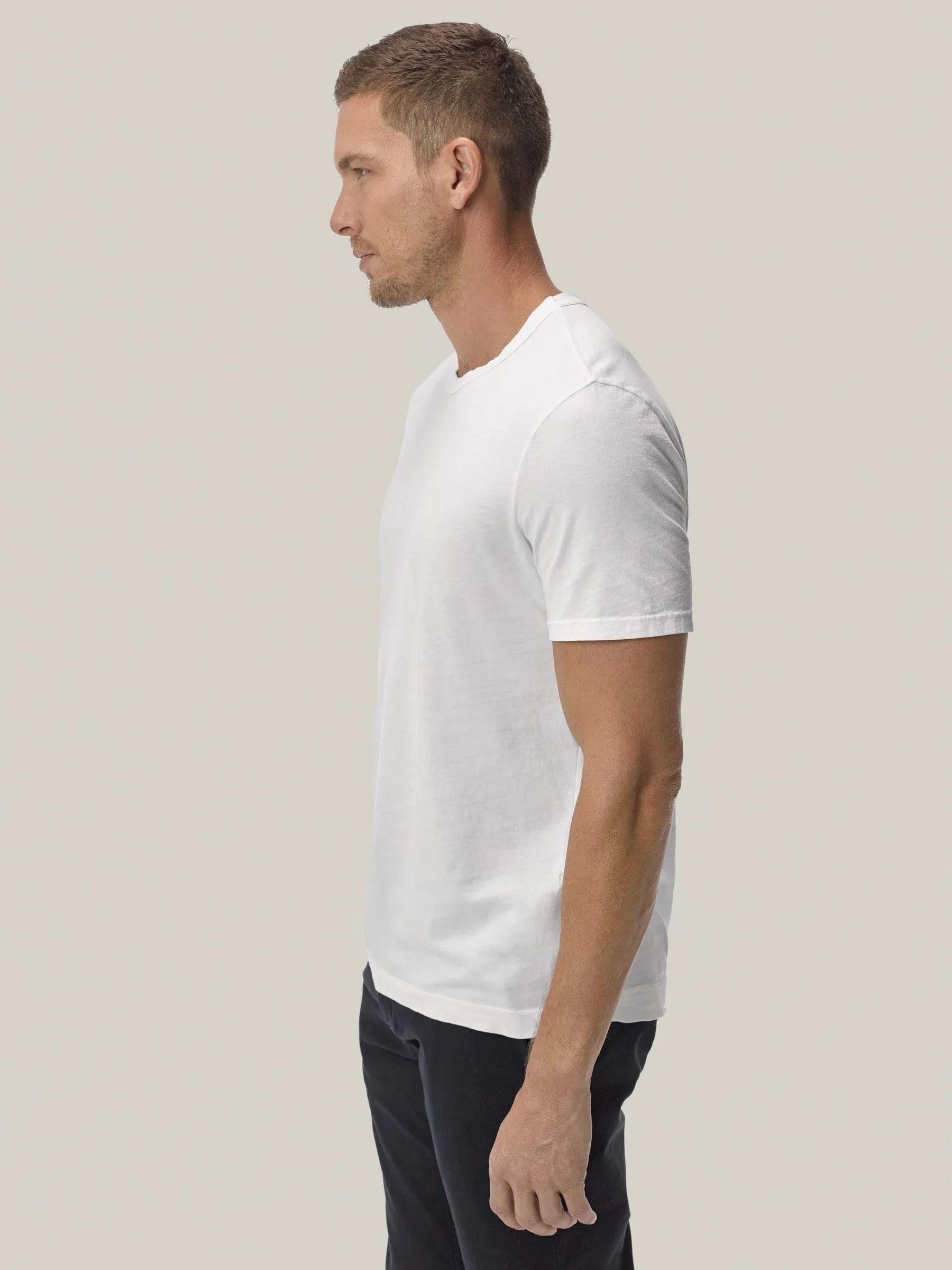 White Pima Classic Tee