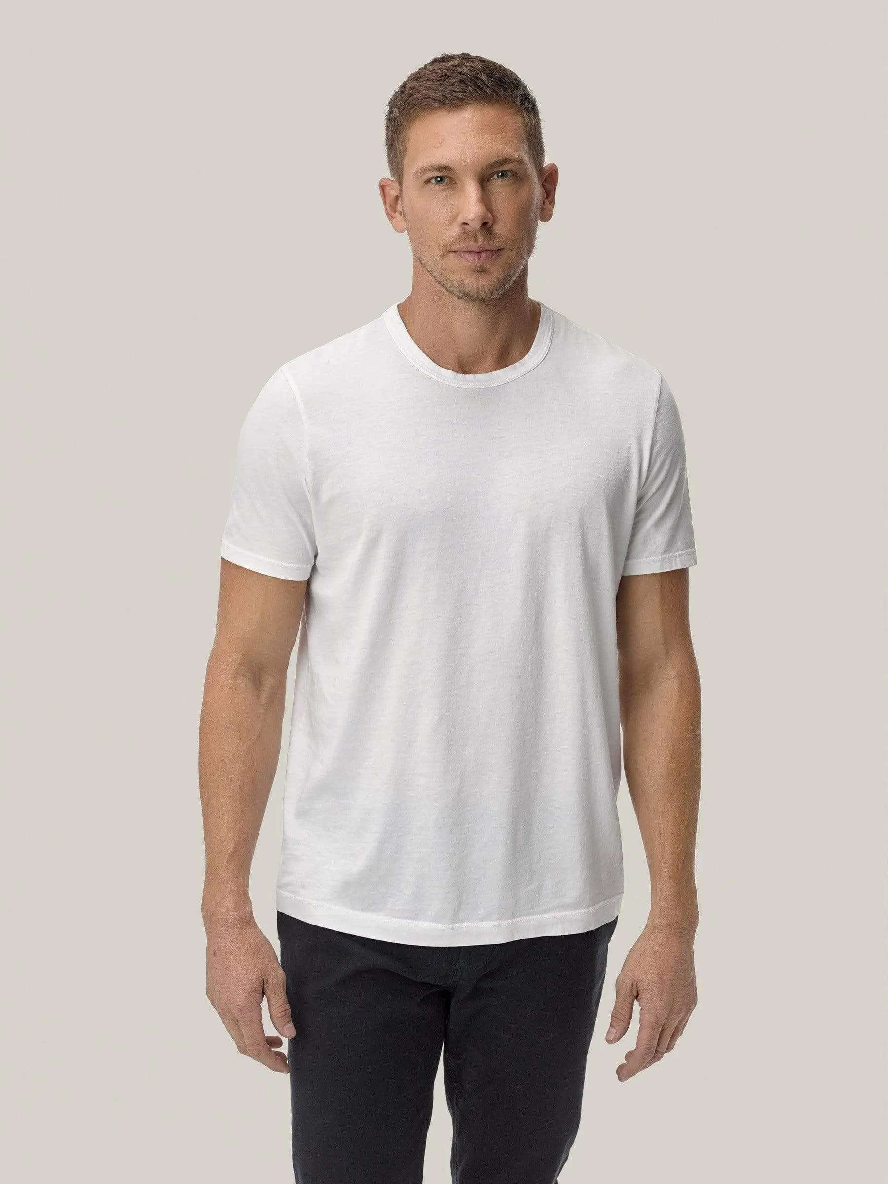 White Pima Classic Tee