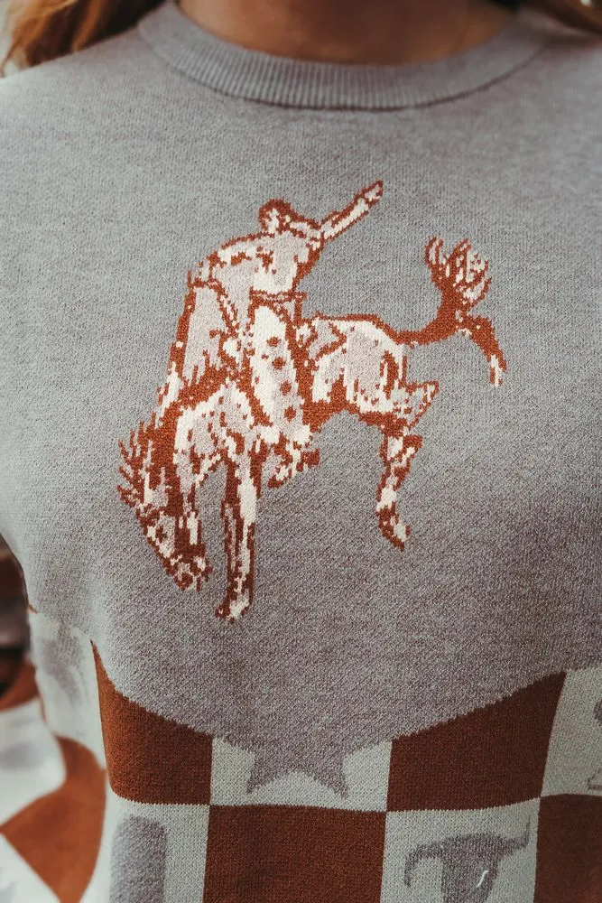 Wild Checkmate Sweater