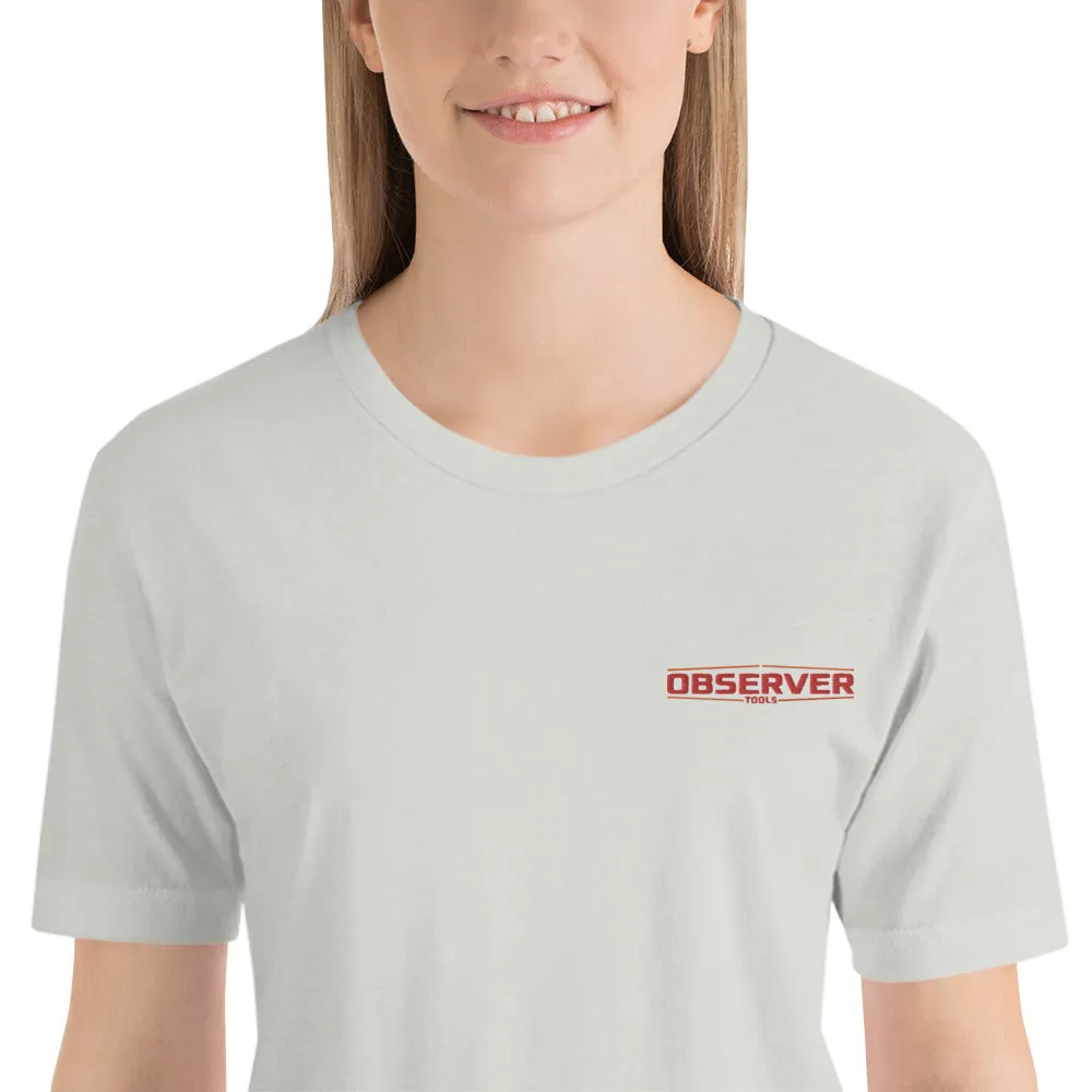 Women's Classic-Fit T-Shirt - Orange Embroidered Logo