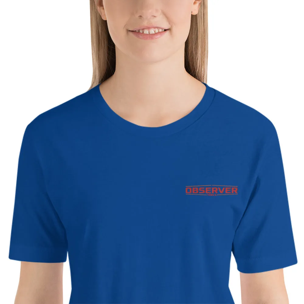 Women's Classic-Fit T-Shirt - Orange Embroidered Logo
