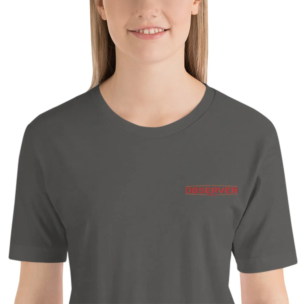 Women's Classic-Fit T-Shirt - Orange Embroidered Logo