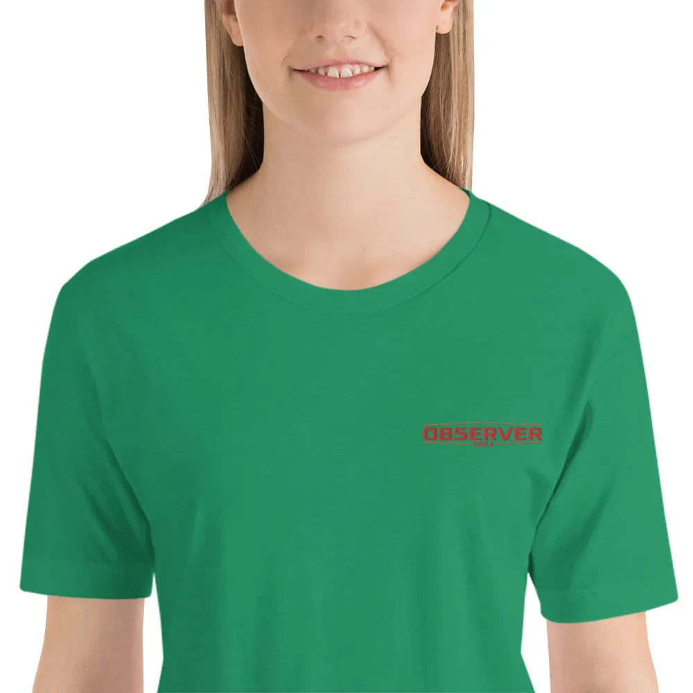 Women's Classic-Fit T-Shirt - Orange Embroidered Logo