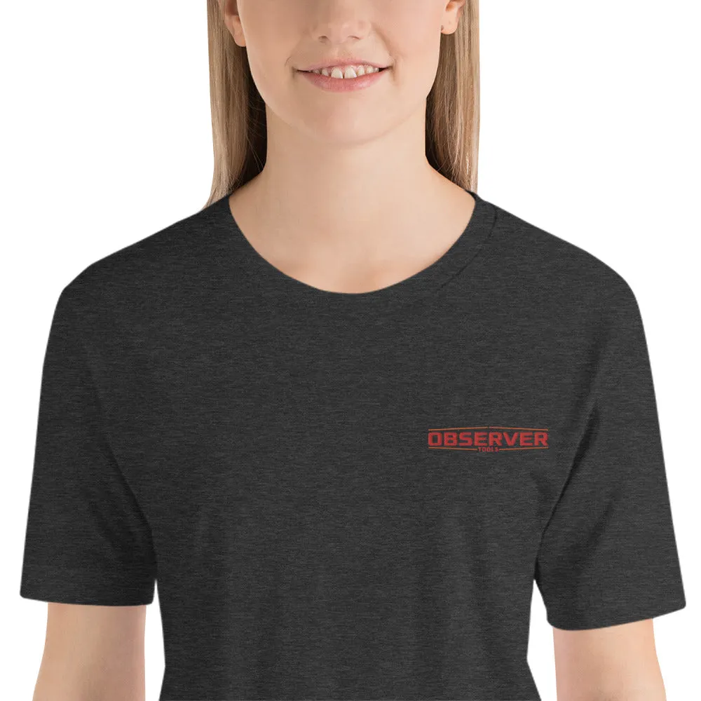 Women's Classic-Fit T-Shirt - Orange Embroidered Logo