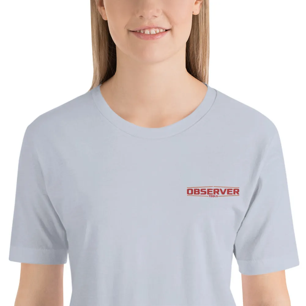 Women's Classic-Fit T-Shirt - Orange Embroidered Logo