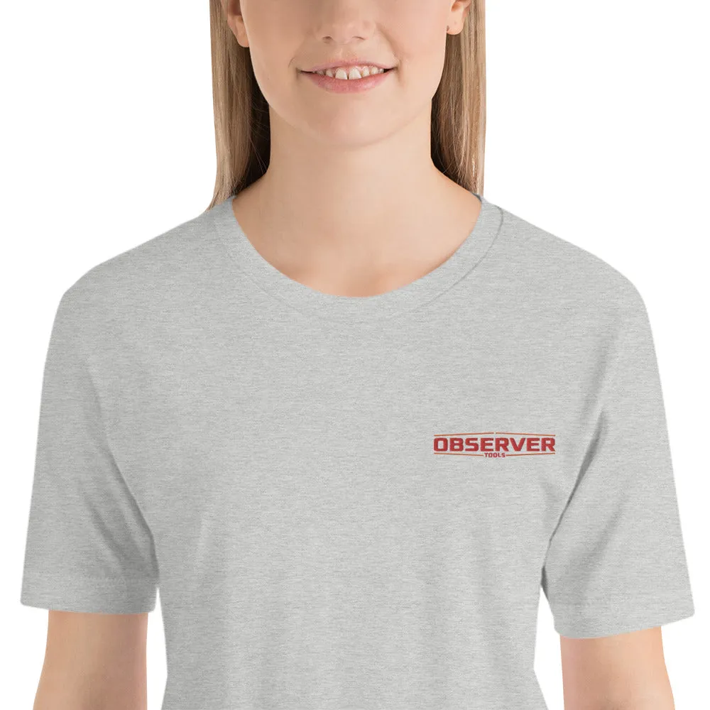 Women's Classic-Fit T-Shirt - Orange Embroidered Logo