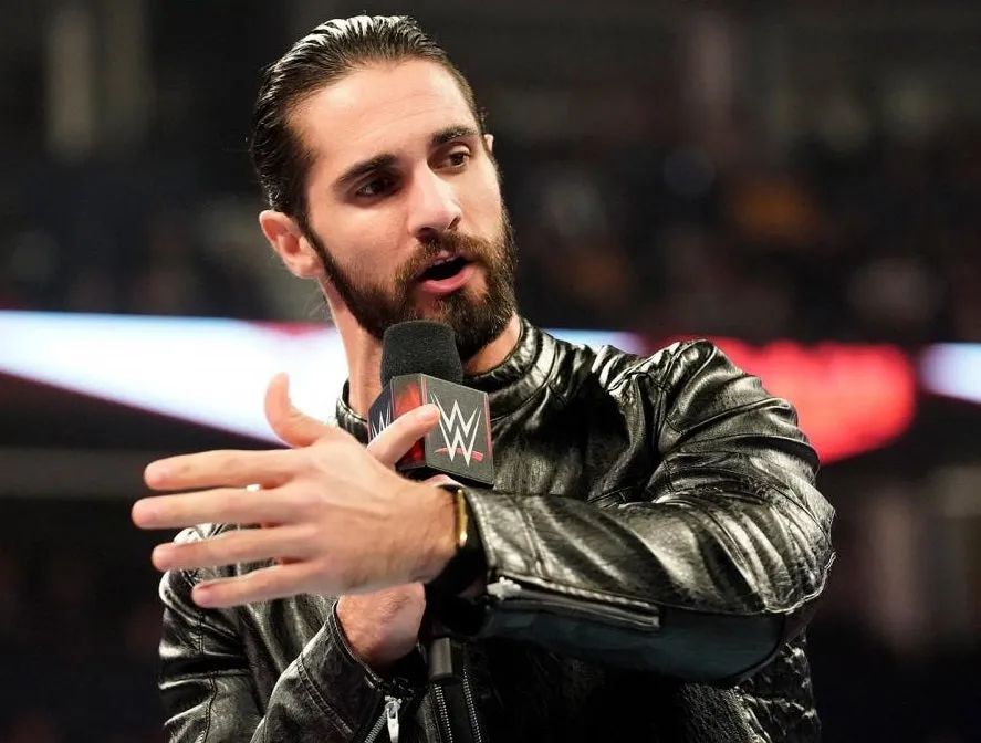 WWE Black Stylish Leather Jacket Worn by Seth Rollins | Seth Rollins Leather Jacket